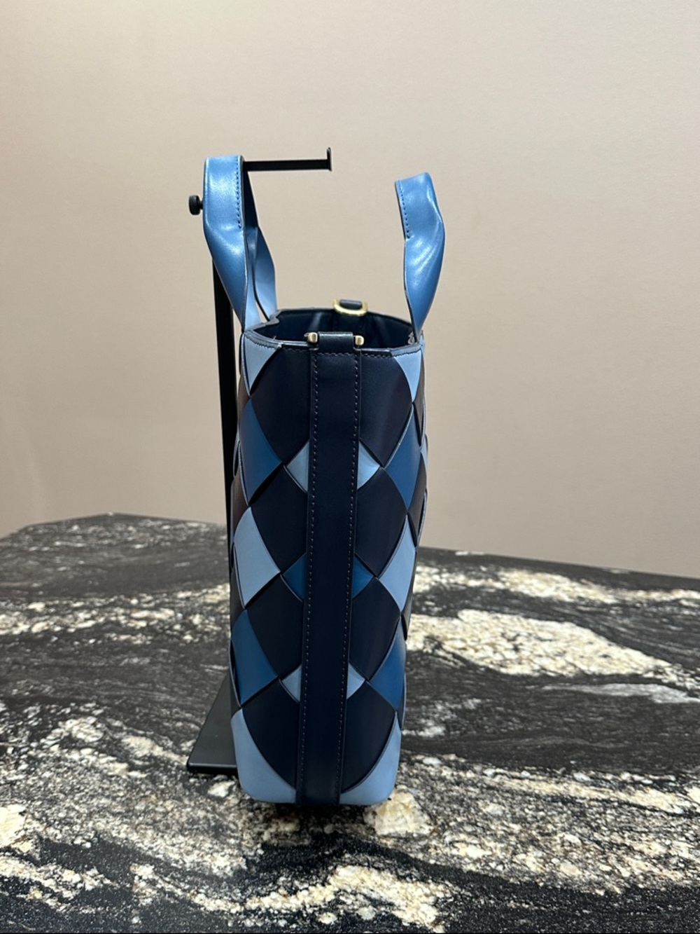 Michael Kors Mott Woven Leather Tote - Picture 9 of 13